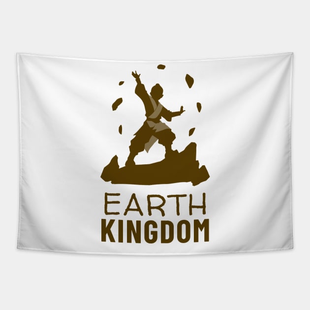 Earth Kingdom Earth Tribe Earth Nation Earth Warrior Tapestry by Tip Top Tee's