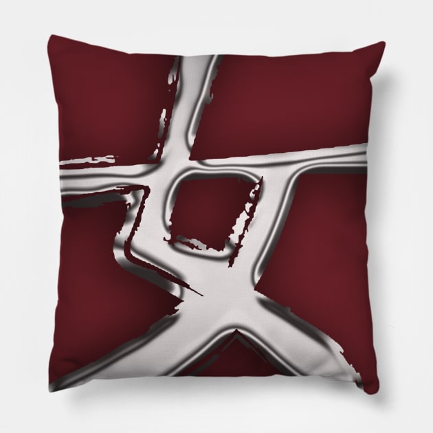 Chinese symbol for woman Pillow by junochaos