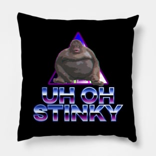 Uh Oh Monkey Aesthetic Pillow