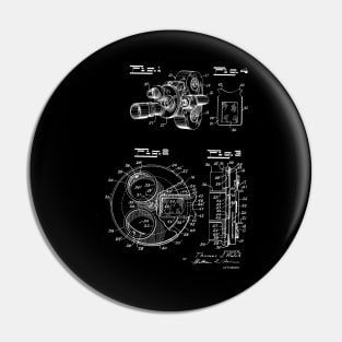 Camera Vintage Patent Drawing Pin