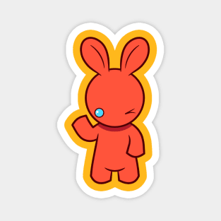 Wink Rabbit 6 Magnet