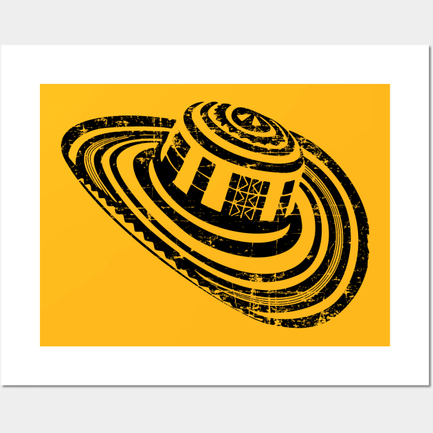 Sombrero Vueltiao (on white) - Colombiano - Cumbia - Posters and Art Prints