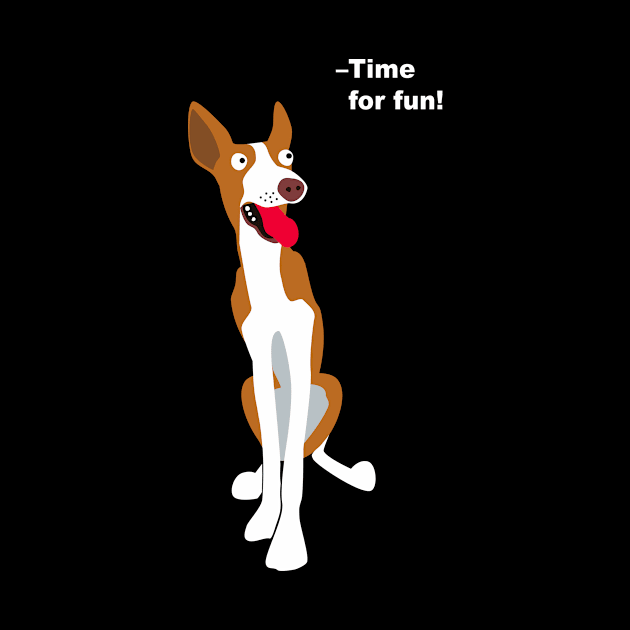 Podenco Dog. Time For Fun by Natysik11111