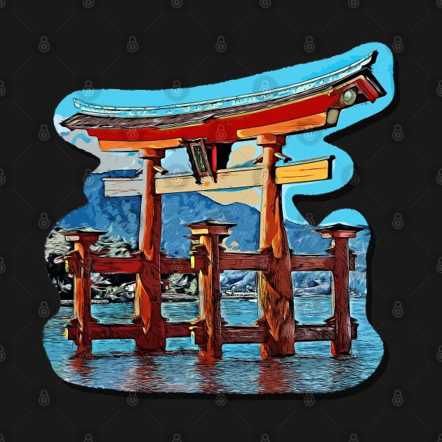 Torii Traditional Japanese Gate by imshinji