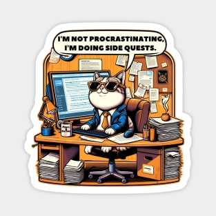 Boss Cat's Side Quests: Mastering the Art of Procrastination Magnet