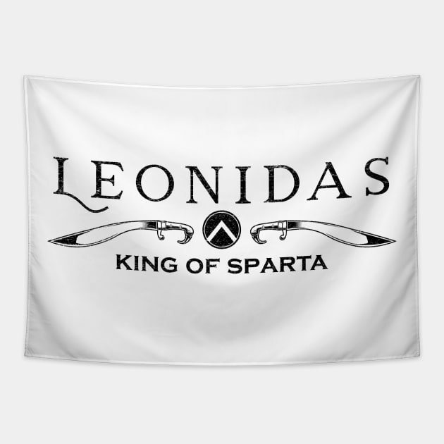 Sparta Gym and Fitness - Leonidas Tapestry by Modern Medieval Design