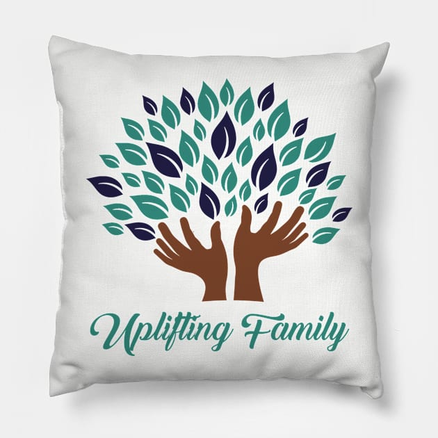 Uplifting Family  (Johnson Family Reunion) Pillow by KBDropz