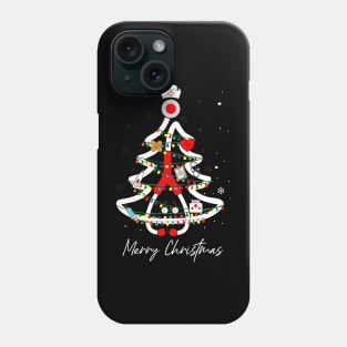 Nurse Christmas Tree Merry Christmas Phone Case