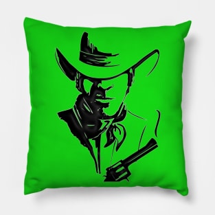 Western Era - Cowboy with Gun Pillow