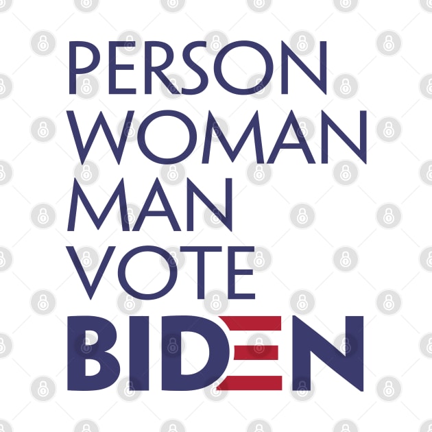 Person Woman Man Vote Biden by Salt88