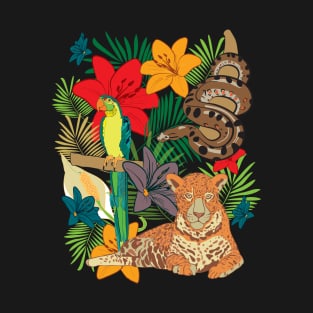 Jungle animals of Amazonia T-Shirt