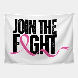 Join the Fight - Breast cancer awareness Tapestry