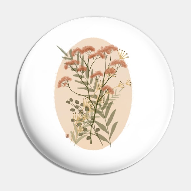 Oval Botanical Pin by JessieFroese