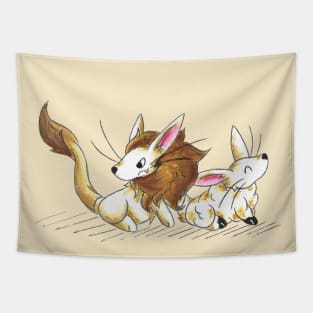 March Rabbits Tapestry