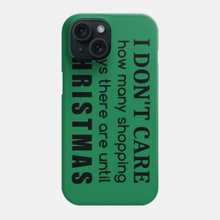 Anti Christmas Shopping Phone Case