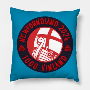 2024 1000 Viking Adventure to Vinland Atlantic Ocean Vikings Pillow