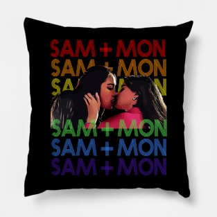 Cham Cham and Mon Mon Kisses in the office Pillow