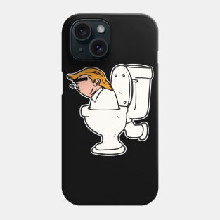 Flush Trump 2 Graphic funny USA election vote Anti-trump Phone Case