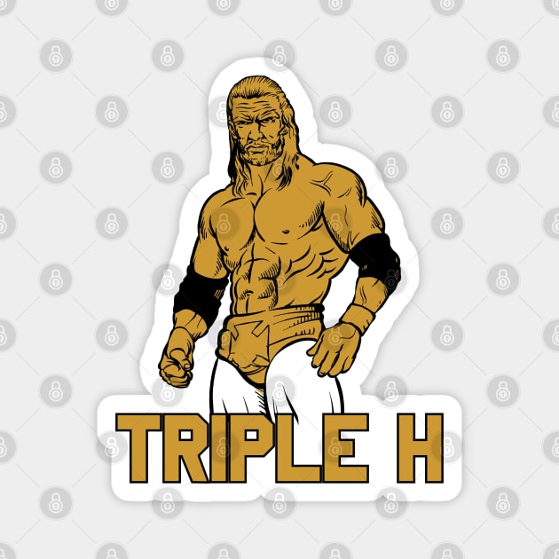WWE SmackDown - Triple H Magnet by Happy Asmara