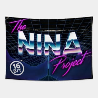 Stranger Things "The Nina Project" 16 bit - vintage retro 80s nostalgia design Tapestry