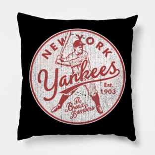 New York Yankees Old Style red vintage Pillow