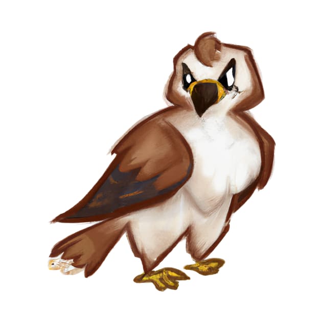 Cute Buzzard Drawing by Play Zoo