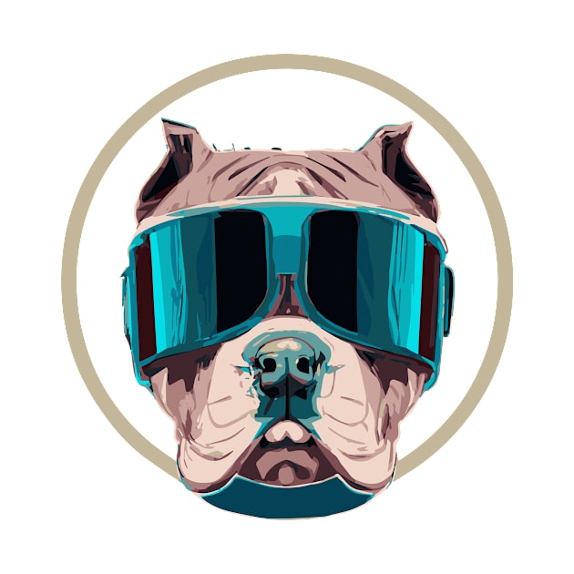 Futuristic Pit Bull Dog Lover Terrier by BetterManufaktur