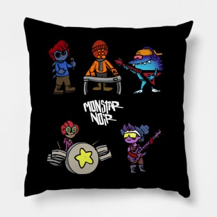 Monstar Noir Tribes Pillow