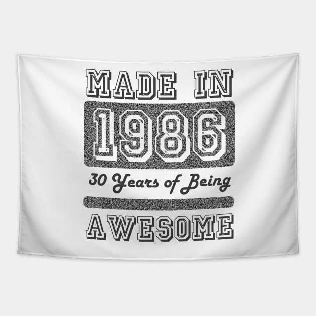 Made in 1986 Tapestry by ESDesign