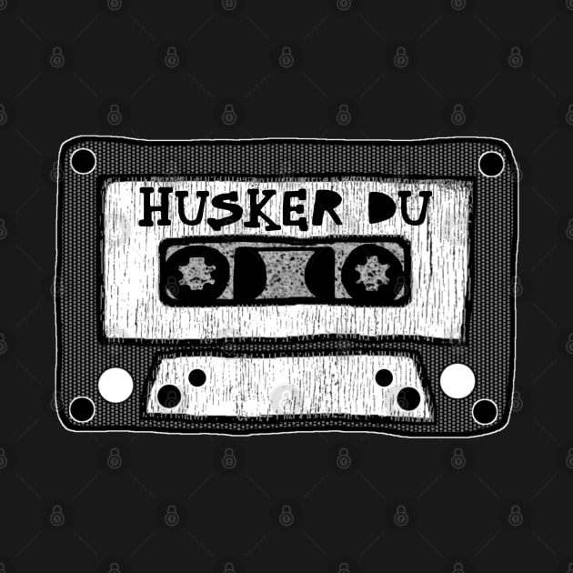 husker du cassette black and white by kurokurosaki