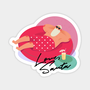 Summer Santa - Ugly Sweater Magnet