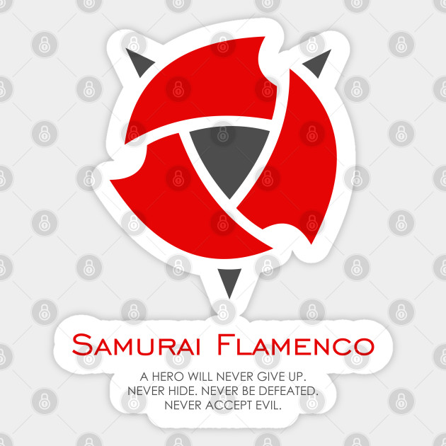Get Wallpaper Samurai Flamenco Code Samurai Flamenco Sticker Teepublic HD
