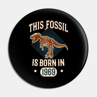 Fossil T-Rex Funny Birthday Gifts Pin