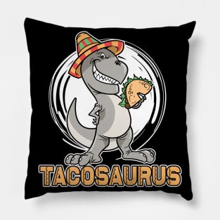 Cinco De Mayo Mexican T-Rex Dinosaur Sombrero Pillow