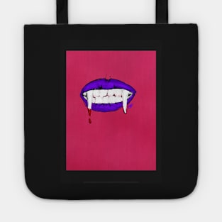 Vampire fangs Tote