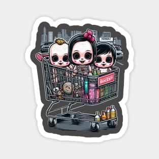 Grocery Cart Magnet