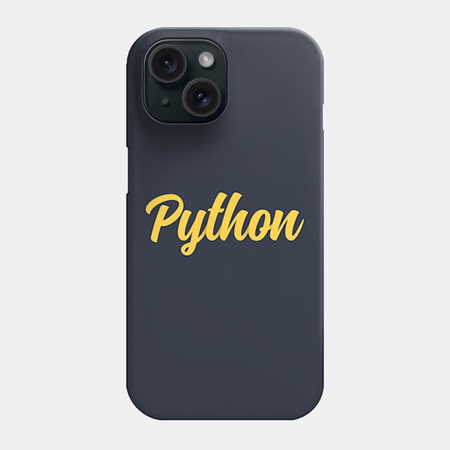 Python Programmer Phone Case by vladocar