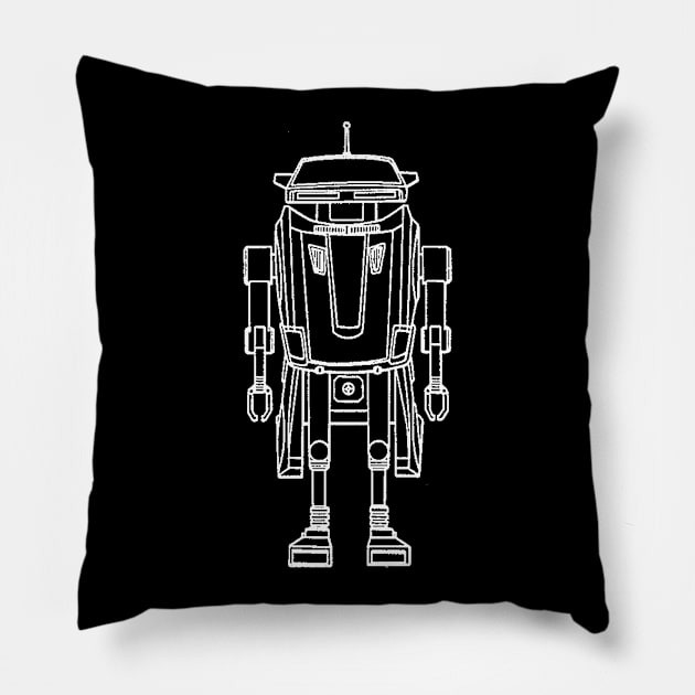 Vintage Toy GoBots Robot Pillow by hokumandhooey