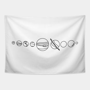 SOLAR SYSTEM Tapestry