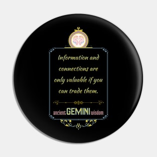 Funny quotes of the star signs: Gemini Pin