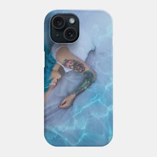 Girl Sleeping on the Water Phone Case