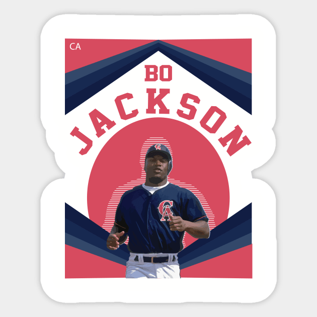 Bo Jackson Angels - Angeles - Sticker