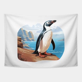 Galapagos Penguin Tapestry