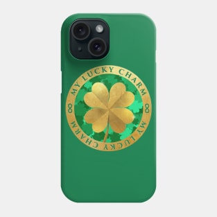 Lucky charm 4 leaf clover Phone Case