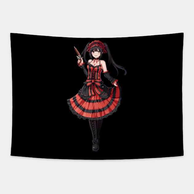 Tokisaki Kurumi Date A Live Tapestry by ZarenBeck