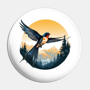 Swallow Bird Pin