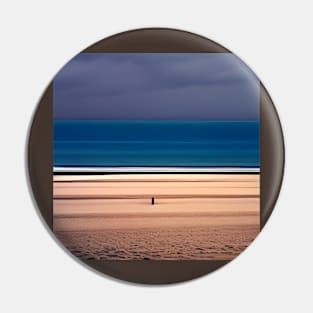 Minimalist Beach Landscape Pin