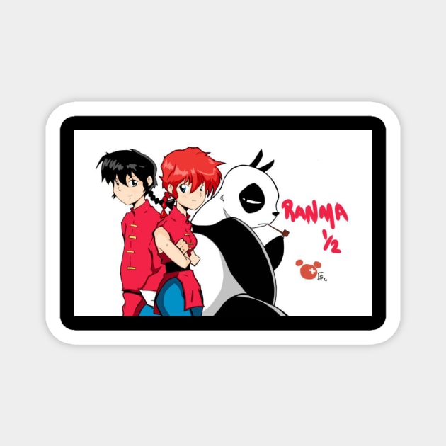 Ranma 1/2 Magnet by Tazartist