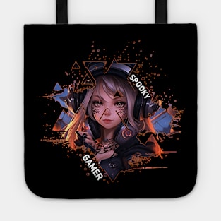 Halloween Gamer Witch Girl Tote