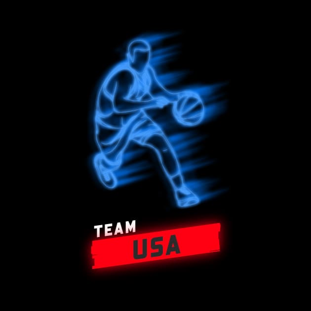 Team USA - Basketball by FullMoon